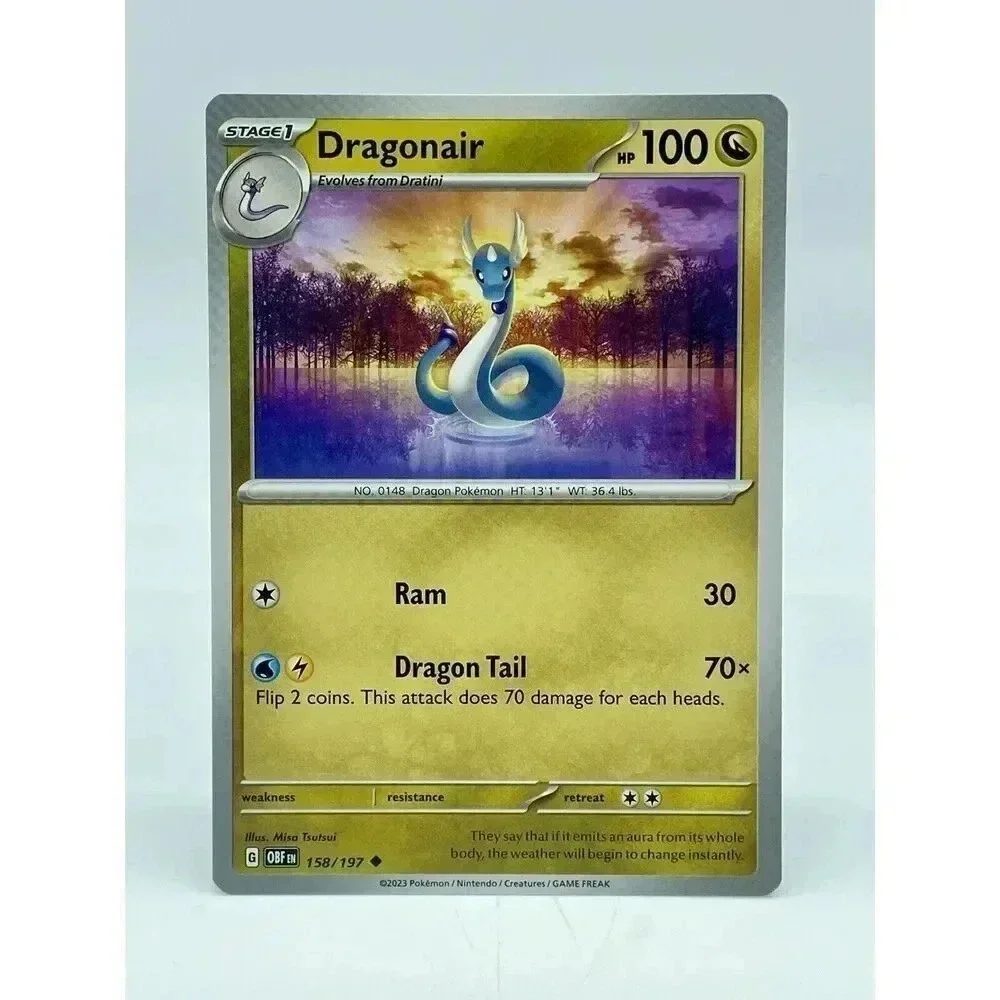 Dragonair 158/197 Obsidian Flames Uncommon Non Holo‎ Pokemon TCG Mint Unplayed